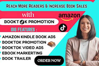 do booktok promotion tiktok ebook markerting amazon kdp booktok author SMM