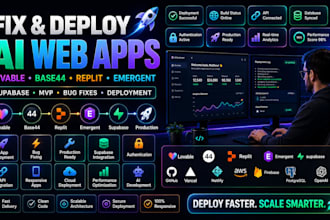 fix deploy lovable ai base44 replit emergent sh supabase lovable emergent ai app