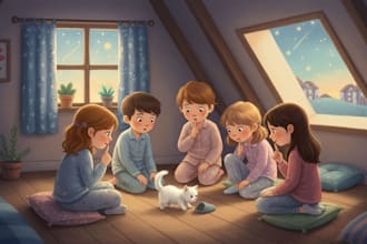 illustrate adorable children book stories with vibrant custom artwork