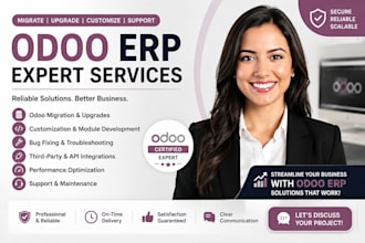 migrate, upgrade, customize and support your odoo erp