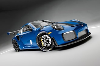 design 3d realistic car interior and exterior for commercial or website, blender