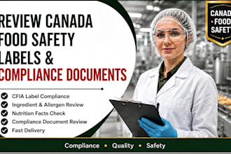 review canada food safety labels and compliance documents
