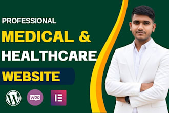 design a modern medical, healthcare, clinic, dental, home care website