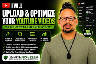 upload and optimize your youtube videos
