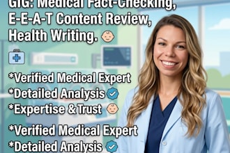 medically review and fact check your content as a md