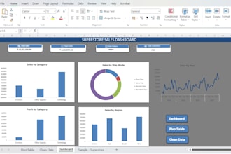 create interactive excel dashboards using power query and pivot tables