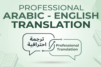 do accurate data entry and arabic to english translation