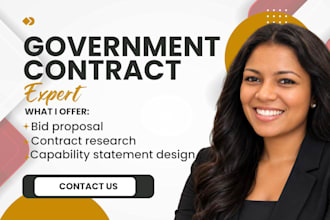 write a government contract proposal and rfp outline