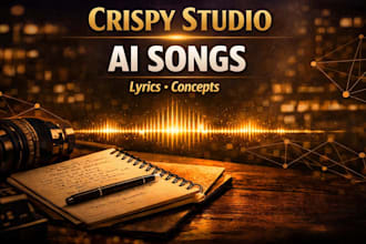 create original ai songs, lyrics and music concepts