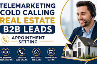 telemarketing cold calling, german real estate b2b leads, appiontment setting