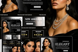 design a luxury shopify website for your brand