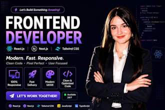 develop responsive websites as a frontend developer