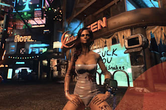develop unique mods for cyberpunk 2077, gta 5, rdr2, and fallout 4