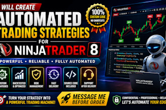 create automated trading strategies for ninjatrader 8