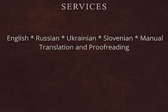 translate english russian and ukrainian texts manually