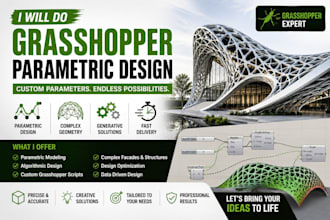 create architectural bim modeling in revit, rhino and grasshopper