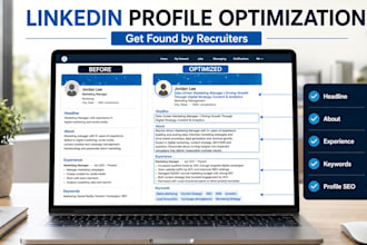 optimize and rewrite your professional linkedin profile