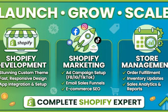 shopify development marketing and management