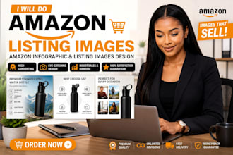 do amazon product listing images, amazon infographic, listing images design