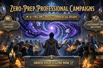 write dnd 5e campaigns, rpg quests, and ttrpg worldbuilding lore