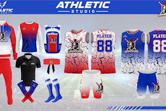 create custom sublimation jersey and uniform designs