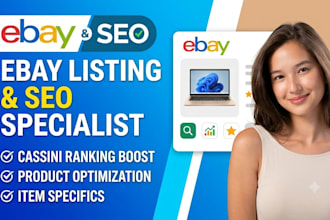 be your expert VA for ebay SEO product listing and store management