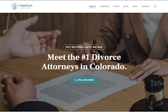 build squarespace lawyer attorney website law film website legal service website