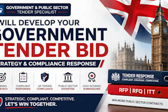 write a compliant, high scoring government bid and tender, procurement proposal