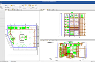 create cnc ready cabinet shop drawing and kitchen design in mozaik or 2020