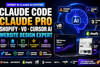 claude code claude pro shopify v0 cursor ai website design expert