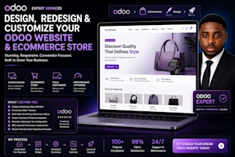 design redesign customize your odoo website design and ecommerce store