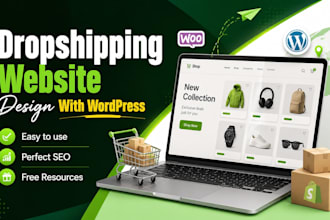 create a wordpress woocommerce dropshipping website