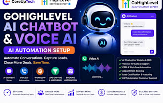 do gohighlevel ai chatbot, ghl voice ai, ai automation setup