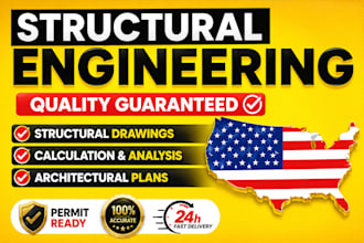 design structural drawings with calculations for permit approval
