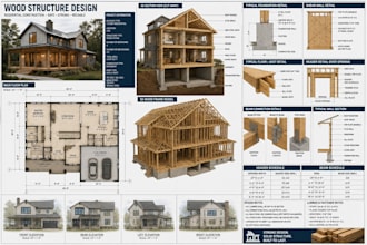 do structural drawing , calculations and permit ready  drawings blueprint