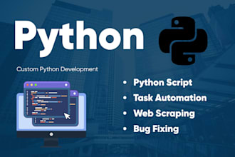 build custom python automation and scripts