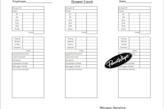 create custom spreadsheets for your food operation