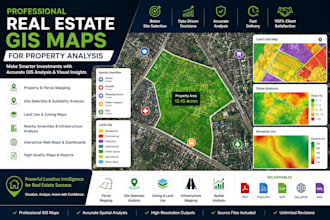 create real estate gis maps for property analysis