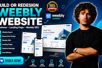 build weebly website redesign weebly site landing page and weebly store SEO