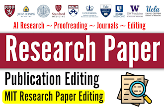 edit, proofread, and polish your scientific paper or journal article