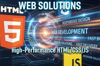 build a responsive HTML CSS website
