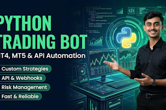 code custom mt4 mt5 trading bot and expert advisor in python