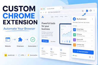 build a chrome extension for browser automation