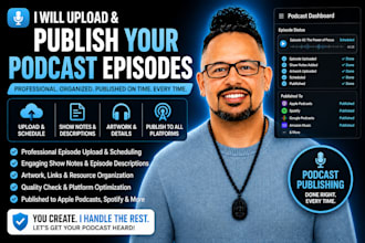 upload and professionally optimize your podcast episodes