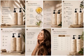 create modern amazon listing images and infographics