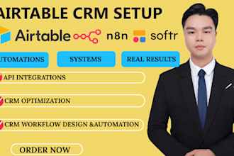 setup airtable crm airtable automation expert airtable database integration