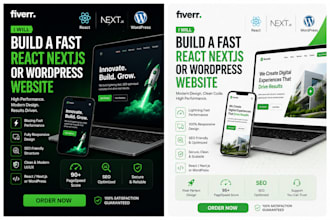 build a fast react nextjs or wordpress website