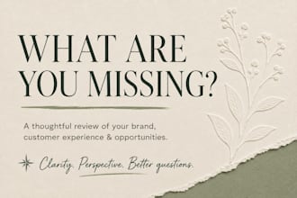 review your brand an uncover opportunities