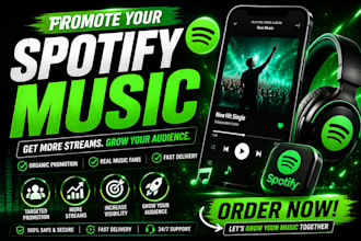 promote your spotify music and make it viral spotify