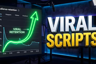 write viral youtube video scripts focused on high retention